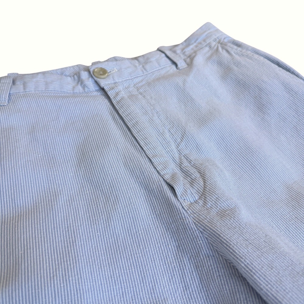 Mens Linen Blend Seersucker Pants 30x32 Preppy Hamptons Old Money Quiet Luxury